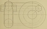 An illustration from A manual of mechanical drawing (1907)