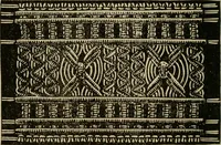 An illustration from Manual of needlework. Teaching how to do Kensington, applique, cretonne, roman, cross-stitch, outline and other embroideries .. (1883)