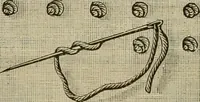 An illustration from Manual of needlework. Teaching how to do Kensington, applique, cretonne, roman, cross-stitch, outline and other embroideries .. (1883)