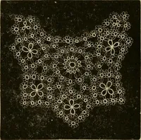 An illustration from Manual of needlework. Teaching how to do Kensington, applique, cretonne, roman, cross-stitch, outline and other embroideries .. (1883)