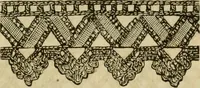 An illustration from Manual of needlework. Teaching how to do Kensington, applique, cretonne, roman, cross-stitch, outline and other embroideries .. (1883)
