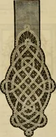 An illustration from Manual of needlework. Teaching how to do Kensington, applique, cretonne, roman, cross-stitch, outline and other embroideries .. (1883)