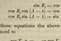 An illustration from A manual of spherical and practical astronomy, embracing the general problems of spherical astronomy, the special applications to nautical astronomy, and the theory and use of fixed and portable astronomical instruments, with an appendix on the method of least squares (1874)