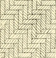 An illustration from A manual of weave construction; a systematic arrangement and explanation of the foundation and derivative weaves for harness looms (1903)