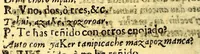 An illustration from Manual para catekizar, y administrar los santos sacramentos à los Indios que habitan la Prouincia de la Nueua Andaluzia, y Nueua Barcelona, y San Christoval de los Cumanagotos. ... (1683)