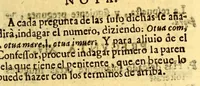 An illustration from Manual para catekizar, y administrar los santos sacramentos à los Indios que habitan la Prouincia de la Nueua Andaluzia, y Nueua Barcelona, y San Christoval de los Cumanagotos. ... (1683)