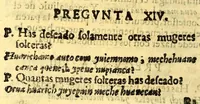 Picture 19 of 25 from Manual para catekizar, y administrar los santos sacramentos à los Indios que habitan la Prouincia de la Nueua Andaluzia, y Nueua Barcelona, y San Christoval de los Cumanagotos. ... (1683), leaf 96