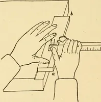 An illustration from Manual training. Elementary woodwork; (1893)