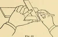 An illustration from Manual training. Elementary woodwork; (1893)