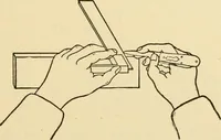 An illustration from Manual training. Elementary woodwork; (1893)
