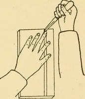An illustration from Manual training. Elementary woodwork; (1893)