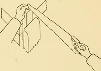 An illustration from Manual training. Elementary woodwork; (1893)