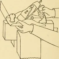 An illustration from Manual training. Elementary woodwork; (1893)