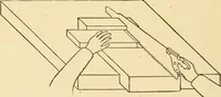 An illustration from Manual training. Elementary woodwork; (1893)