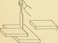 An illustration from Manual training. Elementary woodwork; (1893)