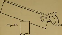 An illustration from Manual training : first lessons in wood-working (1888)
