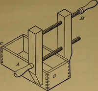 An illustration from Manual training : first lessons in wood-working (1888)