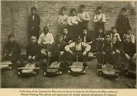An illustration from Manual training--play problems; constructive work for boys and girls based on the play interest (1917)