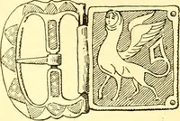 An illustration from Manuel d'archeologie francaise depuis les temps mérovingiens jusqu'à la renaissance .. (1902)