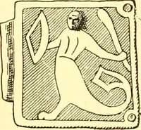 An illustration from Manuel d'archeologie francaise depuis les temps mérovingiens jusqu'à la renaissance .. (1902)