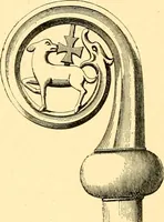 An illustration from Manuel d'archeologie francaise depuis les temps mérovingiens jusqu'à la renaissance .. (1902)