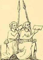An illustration from Manuel d'archeologie francaise depuis les temps mérovingiens jusqu'à la renaissance .. (1902)