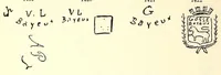 An illustration from Manuel de l'amateur de porcelaines, manufactures françaises, suivi du Repertoire, alphabétique et systématique de toutes les marques connues (1922)