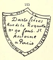 An illustration from Manuel de l'amateur de porcelaines, manufactures françaises, suivi du Repertoire, alphabétique et systématique de toutes les marques connues (1922)