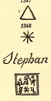 Picture 7 of 19 from Manuel de l'amateur de porcelaines manufactures européennes (France exceptée) : suivi du Répertoire alphabétique et systématique de toutes les marques connues (1914), leaf 240