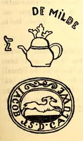 An illustration from Manuel de l'amateur de porcelaines manufactures européennes (France exceptée) : suivi du Répertoire alphabétique et systématique de toutes les marques connues (1914)