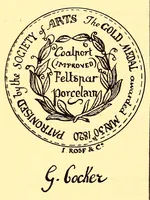 Picture 1 of 14 from Manuel de l'amateur de porcelaines manufactures européennes (France exceptée) : suivi du Répertoire alphabétique et systématique de toutes les marques connues (1914), leaf 46