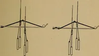 An illustration from Manufacture of narrow woven fabrics, ribbons, trimmings, edgings, etc., giving description of the various yarns used. The construction of weaves and novelties in fabric structures, also descriptive matter as to looms, etc (1917)
