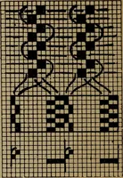 Picture 41 of 116 from Manufacture of narrow woven fabrics, ribbons, trimmings, edgings, etc., giving description of the various yarns used. The construction of weaves and novelties in fabric structures, also descriptive matter as to looms, etc (1917), leaf 117