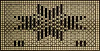 Picture 51 of 116 from Manufacture of narrow woven fabrics, ribbons, trimmings, edgings, etc., giving description of the various yarns used. The construction of weaves and novelties in fabric structures, also descriptive matter as to looms, etc (1917), leaf 138