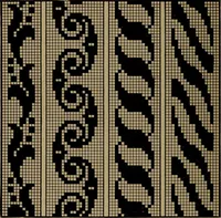 Picture 59 of 116 from Manufacture of narrow woven fabrics, ribbons, trimmings, edgings, etc., giving description of the various yarns used. The construction of weaves and novelties in fabric structures, also descriptive matter as to looms, etc (1917), leaf 161