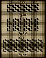 Picture 69 of 116 from Manufacture of narrow woven fabrics, ribbons, trimmings, edgings, etc., giving description of the various yarns used. The construction of weaves and novelties in fabric structures, also descriptive matter as to looms, etc (1917), leaf 173