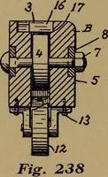 Picture 87 of 116 from Manufacture of narrow woven fabrics, ribbons, trimmings, edgings, etc., giving description of the various yarns used. The construction of weaves and novelties in fabric structures, also descriptive matter as to looms, etc (1917), leaf 199