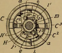 Picture 94 of 116 from Manufacture of narrow woven fabrics, ribbons, trimmings, edgings, etc., giving description of the various yarns used. The construction of weaves and novelties in fabric structures, also descriptive matter as to looms, etc (1917), leaf 208