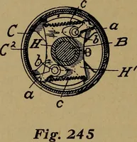 An illustration from Manufacture of narrow woven fabrics, ribbons, trimmings, edgings, etc., giving description of the various yarns used. The construction of weaves and novelties in fabric structures, also descriptive matter as to looms, etc (1917)