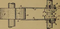 Picture 97 of 116 from Manufacture of narrow woven fabrics, ribbons, trimmings, edgings, etc., giving description of the various yarns used. The construction of weaves and novelties in fabric structures, also descriptive matter as to looms, etc (1917), leaf 211