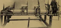 Picture 113 of 116 from Manufacture of narrow woven fabrics, ribbons, trimmings, edgings, etc., giving description of the various yarns used. The construction of weaves and novelties in fabric structures, also descriptive matter as to looms, etc (1917), leaf 239