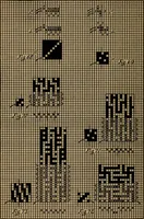 Picture 16 of 116 from Manufacture of narrow woven fabrics, ribbons, trimmings, edgings, etc., giving description of the various yarns used. The construction of weaves and novelties in fabric structures, also descriptive matter as to looms, etc (1917), leaf 67