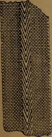 An illustration from Manufacture of narrow woven fabrics, ribbons, trimmings, edgings, etc., giving description of the various yarns used. The construction of weaves and novelties in fabric structures, also descriptive matter as to looms, etc (1917)