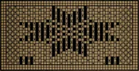 An illustration from Manufacture of narrow woven fabrics, ribbons, trimmings, edgings, etc., giving description of the various yarns used. The construction of weaves and novelties in fabric structures, also descriptive matter as to looms, etc (1917)
