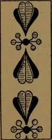 An illustration from Manufacture of narrow woven fabrics, ribbons, trimmings, edgings, etc., giving description of the various yarns used. The construction of weaves and novelties in fabric structures, also descriptive matter as to looms, etc (1917)