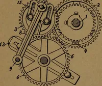 An illustration from Manufacture of narrow woven fabrics, ribbons, trimmings, edgings, etc., giving description of the various yarns used. The construction of weaves and novelties in fabric structures, also descriptive matter as to looms, etc (1917)