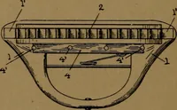 An illustration from Manufacture of narrow woven fabrics, ribbons, trimmings, edgings, etc., giving description of the various yarns used. The construction of weaves and novelties in fabric structures, also descriptive matter as to looms, etc (1917)