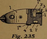 Picture 94 of 123 from Manufacture of narrow woven fabrics, ribbons, trimmings, edgings, etc., giving description of the various yarns used. The construction of weaves and novelties in fabric structures, also descriptive matter as to looms, etc (1917), leaf 192