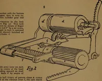 An illustration from Manufacture of narrow woven fabrics, ribbons, trimmings, edgings, etc., giving description of the various yarns used. The construction of weaves and novelties in fabric structures, also descriptive matter as to looms, etc (1917)
