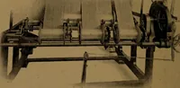 An illustration from Manufacture of narrow woven fabrics, ribbons, trimmings, edgings, etc., giving description of the various yarns used. The construction of weaves and novelties in fabric structures, also descriptive matter as to looms, etc (1917)